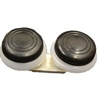 Aceitera Plástica Doble con Tapa