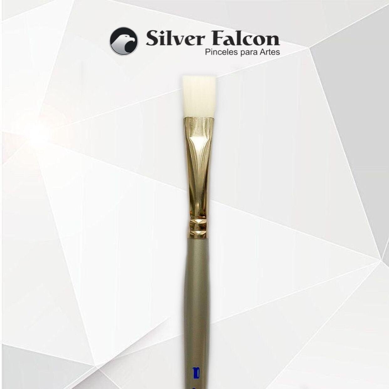 Pincel Plano Sintético Blanco 1150 - Image 3