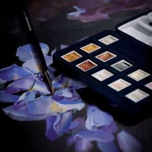 Set Acuarela x 12 Pastilla Metalizada Van Gogh